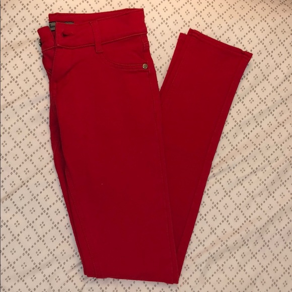Vanilla Star Pants - Red skinny jeans